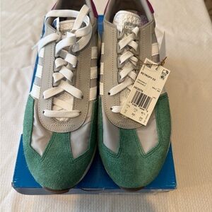 Brand new Adidas Retropy E5, men’s size 12, grey, green.